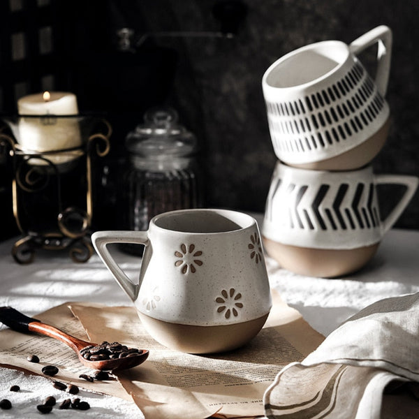 Retro Handmade Ceramic Mug