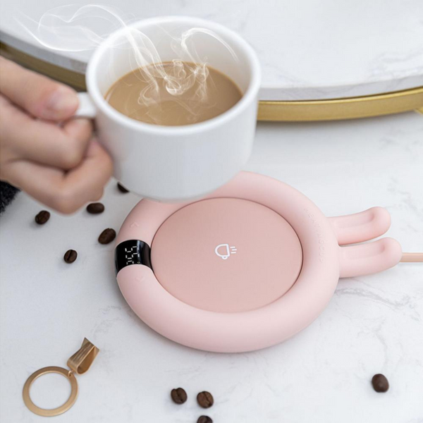 Life Smart Mug Warmer Coaster With Adjustable Temperature