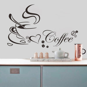 Love Coffee Wall Stickers