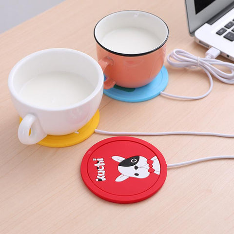 Cartoon Coaster USB Coffee Mug Warmer
