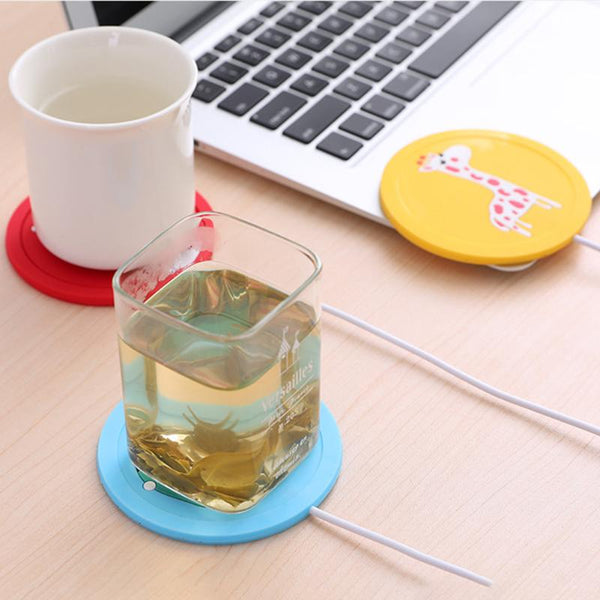 Cartoon Coaster USB Coffee Mug Warmer