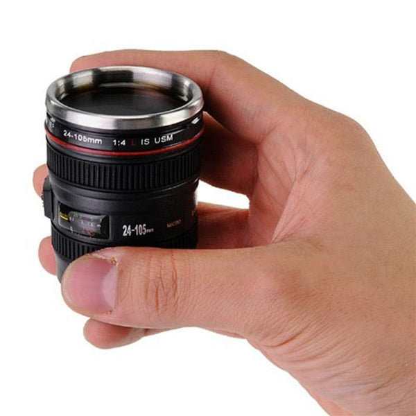 Mini Camera Lens Travel Mug