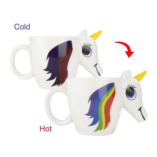 Rainbow Color Changing Unicorn Mug