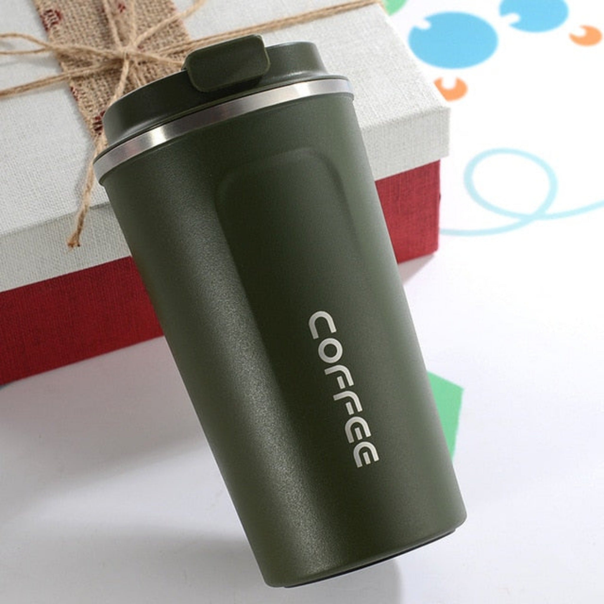 water bottle thermos travel coffee mug with handle