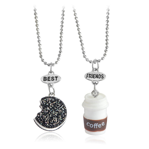 Luxyglo Best Friends Coffee Necklace