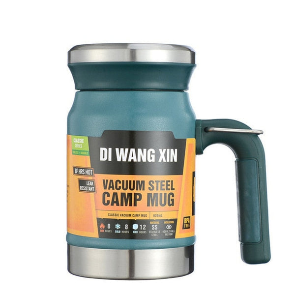 Diwangxin Classic Vacuum Steel Camp Mug