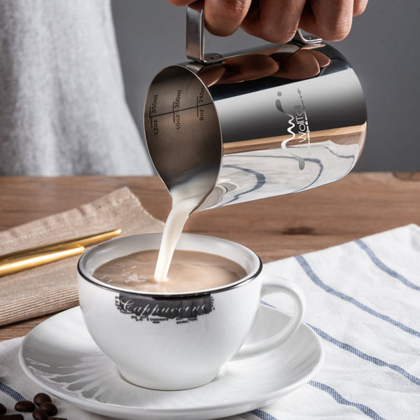 Starbrew Wolltoll Latte Art Pitcher 350ml/600ml Chrome