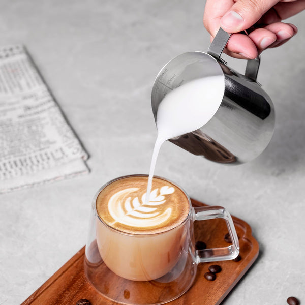 Starbrew Wolltoll Latte Art Pitcher 350ml/600ml Chrome