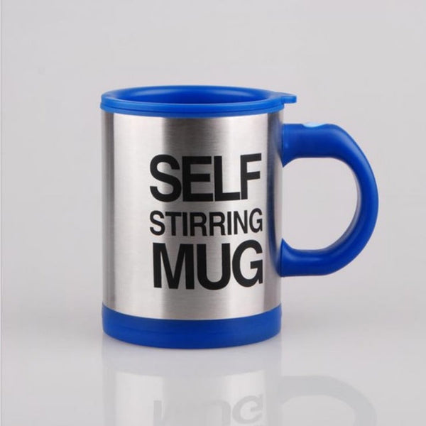 The Spinning Self Stirring Coffee Mug - Blue