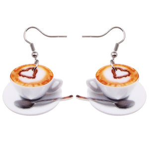Luxyglo Coffee Cup Earrings