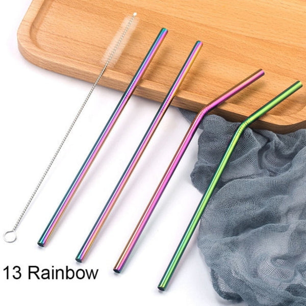 Coffee Stainless Steel Drinking Straw
