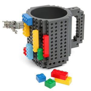 Build-On Brick Mug - Creative Building Blocks Coffee Mug